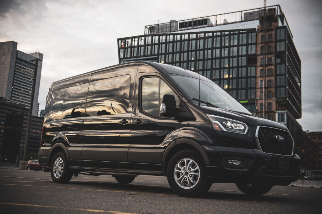 A Greenvans full-size van rental in Boston 