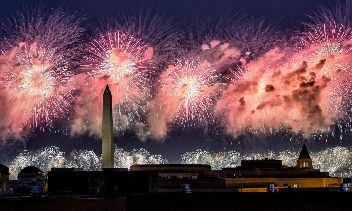 4th of July fireworks in Washington, D.C.